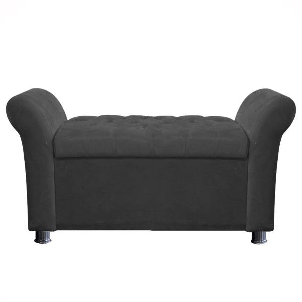 Recamier Bau Egeo 140x Suede Grafite - Dominic Decor - 2