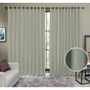 Ver imagem 1 de Cortina Tecido Rustico 3,00M x 2,50M Semi Blackout Verde Oliva