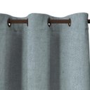 Ver imagem 3 de Cortina Tecido Rustico 4,00M x 2,60M Semi Blackout Azul