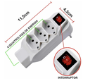 Ver imagem 3 de Benjamin Tripolar 4 Saídas 10a Bivolt com Interruptor