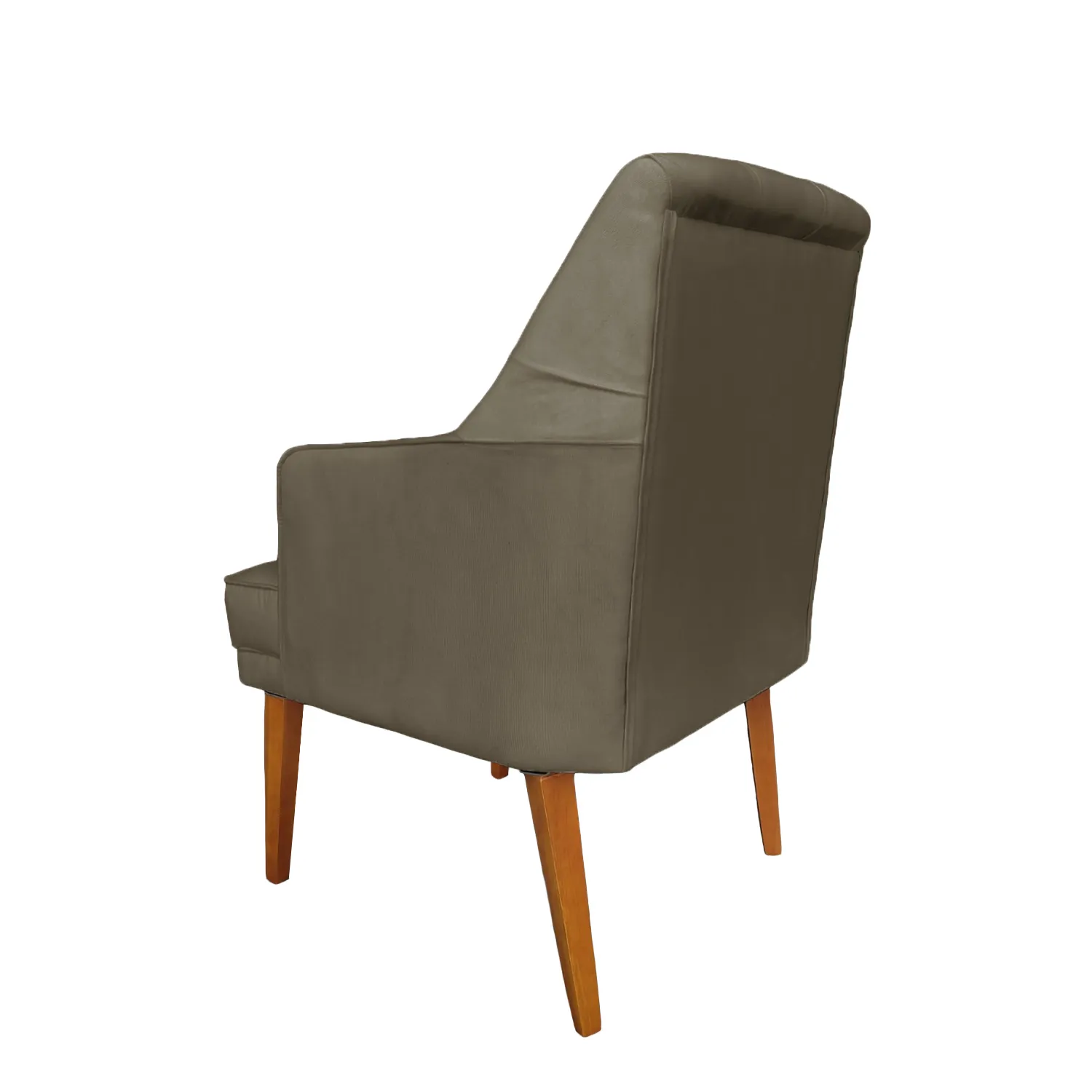 Cadeira Decorativa Paris Retro Suede Capuccino - Dominic Decor - 3