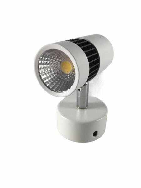 Spot Sobrepor LED 7W para Teto e Parede Branco Quente