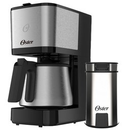 Kit Cafeteira Inox 1,2l e Moedor de Café Oster - 127v - 1