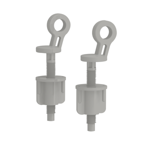 10 Unidades Jogo de Parafuso para Assento Sanitário Bellart Cor Branco Durín