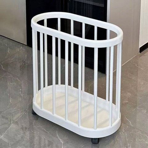 Cesto Organizador Multiuso Rodinhas Carrinho Auxiliar Roupa Objetos Acessorios Banheiro Cozinha Casa