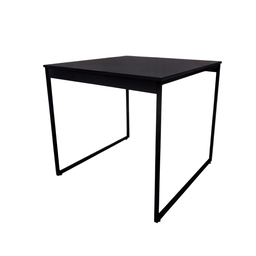 Mesa de Cozinha 4 Lugares Industrial Quadrada 80x80 Pe Metal Resistente a Água - 1