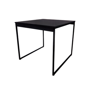 Mesa de Cozinha 4 Lugares Industrial Quadrada 80x80 Pe Metal Resistente a Água