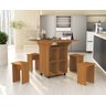Mesa Dobrável Annie com Bancos - Nature - 1