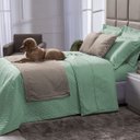 Ver imagem 3 de Jogo Lençol Tous Les Jours King 3 Pçs 100% Algodão Verde