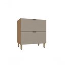 Ver imagem 1 de Balcão de Cozinha Vitra 1 Porta 1 Gavetão MDP 80cm Freijó Mocca UV Luciane Móveis
