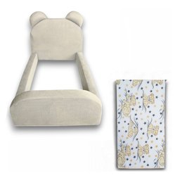 Cama Montessoriana Juvenil Segura e Confortável Soft com Colchão Marfim - 3