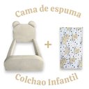 Ver imagem 2 de Cama Montessoriana Juvenil Segura e Confortável Soft com Colchão Marfim
