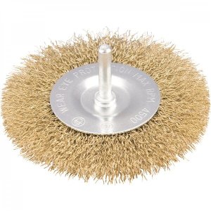 Escova circular 4" x 1/2" haste de 1/4" Vonder