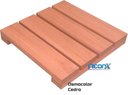 Ver imagem 2 de Deck de Madeira Modular 30x30 Cm Réguas 7 Cm Neonx com Pintura:osmocolor Cedro Semi Trans