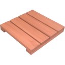 Ver imagem 1 de Deck de Madeira Modular 30x30 Cm Réguas 7 Cm Neonx com Pintura:osmocolor Cedro Semi Trans