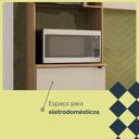 Ver imagem 6 de Cozinha Compacta 3 Peças 6 Portas 100% MDF sem Balcão Vert Plus Freijó/ Preto/Bege