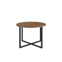Ver imagem 1 de Mesa de Centro Média Estilo Industrial Vermont Base Metálica Preto - D’Rossi