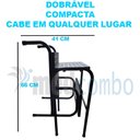 Ver imagem 5 de Escada Escadinha 3 Degraus Maca e Depilação Estética Preta Dobrável Medcombo