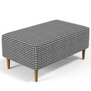 Ver imagem 7 de Kit 02 Puffs Cléo W01 Pés Palito 90 Cm Pied Poule