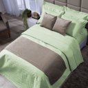 Ver imagem 4 de Jogo Lençol Tous Jours Solteiro 3 Pçs 100% Algodão Verde