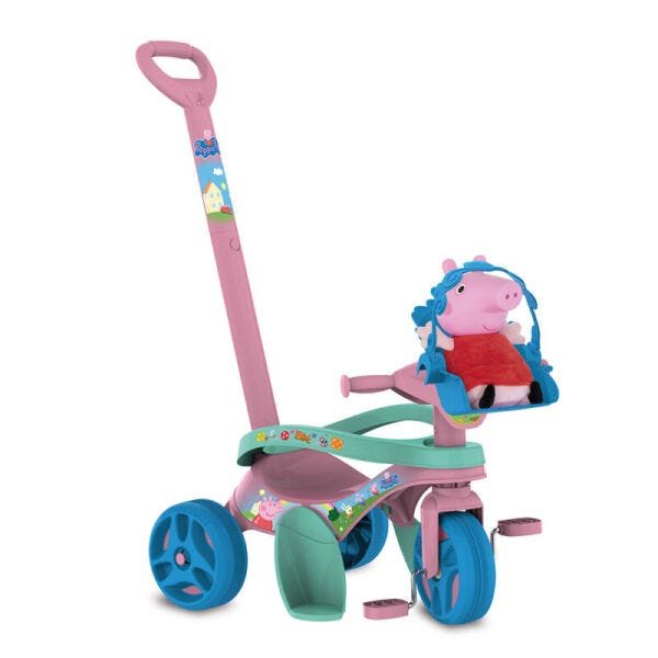 TRICICLO MOTOTICO PEPPA PIG PASSEIO E PEDAL 3320 - 1