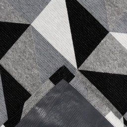 Tapete Jacquard Dallas 2,00M x 2,50M Antiderrapante Preto - 4