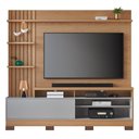 Ver imagem 1 de Estante Home Theater Maceió Freijó/cinza Fosco para Tv até 65” com Pés - Colibri