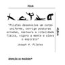 Adesivo de Parede Pilates:70 X 50 Cm - 2