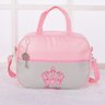 Bolsa Grande para Saída Maternidade Bebê com Forro Coleções: PRINCESA ROSA - 1