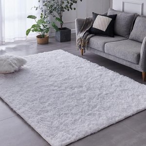 Tapete Sala Felpudo Peludo Branco 200 X 300 Cm