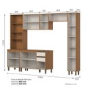 Ver imagem 4 de Cozinha Modulada Completa 6 Peças com Torre Quente 1 Forno e Paneleiro Venaly