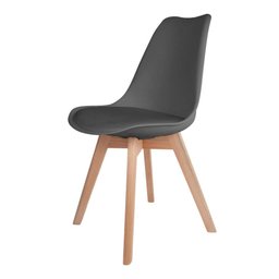 Cadeira Saarinen Pp Cinza Wood - 2