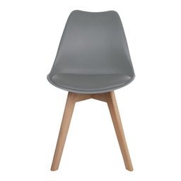 Cadeira Saarinen Pp Cinza Wood - 1