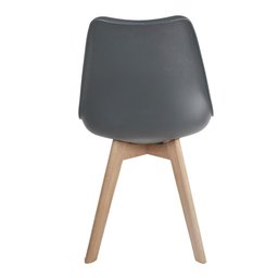 Cadeira Saarinen Pp Cinza Wood - 4