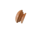 Ver imagem 2 de Puxador gaveta Madeira cedro 5x3 - 5 un