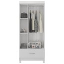 Ver imagem 5 de Guarda Roupa Solteiro 03 Portas 31060 Branco Demobile