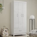 Ver imagem 2 de Guarda Roupa Solteiro 03 Portas 31060 Branco Demobile