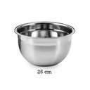 Ver imagem 1 de Tigela Inox Bowl 26cm Multiuso Profissional Aço Inoxidável 4L Inox Fullcommerce