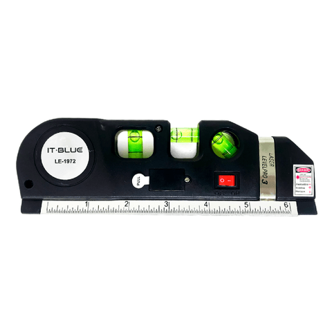 Trena Profissional 4 em 1 Nivel Laser Prumo e Régua