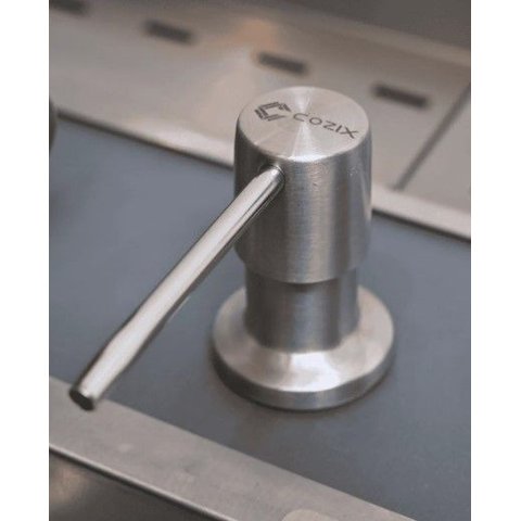 Dispenser de Detergente Dosador para Embutir Aço Inox 304 Inox Escovado Cozix