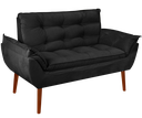 Ver imagem 1 de Kit 01 Namoradeira Opala 02 Lugares Decorativa Suede