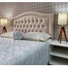 Cabeceira Casal 140 Cama Box Sophia Provençal Bege Corano Painel Rbl - 1