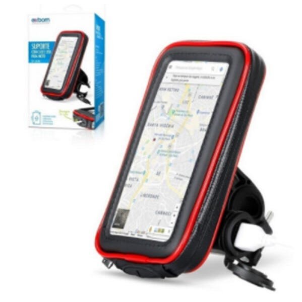 Suporte de Celular para Guidão De Bicicleta Moto Universal - 1