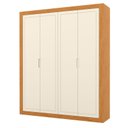 Ver imagem 1 de Guarda Roupa Infantil Tutto New 4 Portas Freijó Off White - Matic