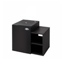 Ver imagem 4 de Gabinete Suspenso Íbis 1 Porta MDP 57cm Preto com Cuba Resina Pontto Lavabo