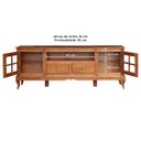 Ver imagem 3 de Rack para Sala Madeira Maciça com Pés Luis Xv 2 Portas 2 Gavetas e Nicho Hannover 60812 Linz Móveis