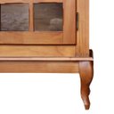 Ver imagem 6 de Rack para Sala Madeira Maciça com Pés Luis Xv 2 Portas 2 Gavetas e Nicho Hannover 60812 Linz Móveis