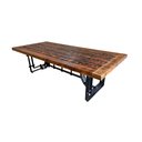 Ver imagem 1 de Mesa Jantar Demolição Dormente Estilo Industrial 3,00 mts