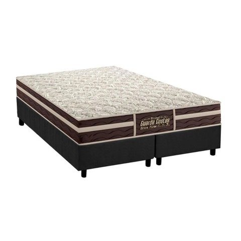 Cama Box Crc Queen +Colchão Anatômico Ortopédico Extra Firme Probel -