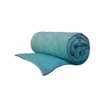 Manta Casal Microfibra Lisa 2,00 x1,80m Azul Turquesa - 1